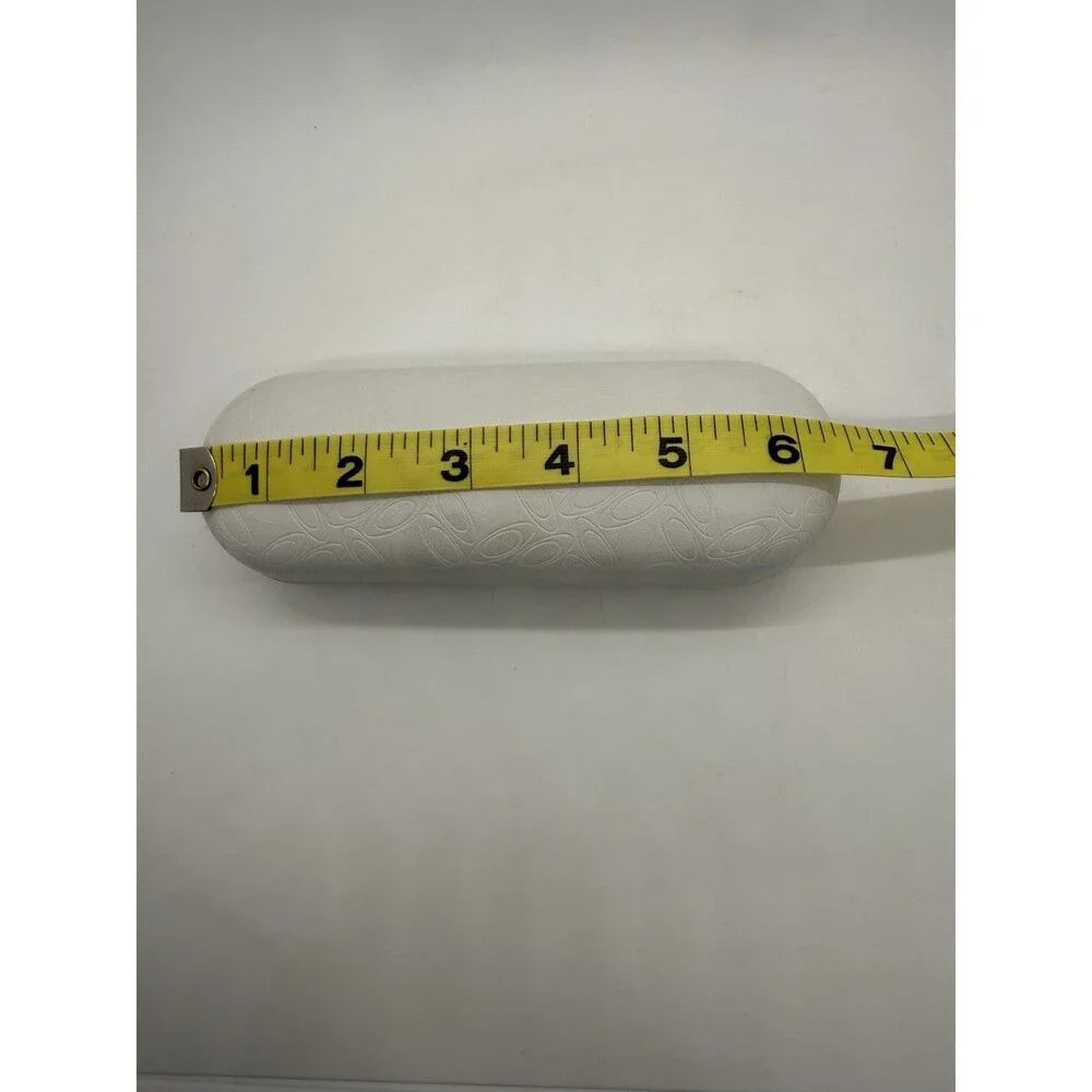 Oakley Signature O Sunglasses Glasses White Clam Shell Hard Case &Cleaning Cloth